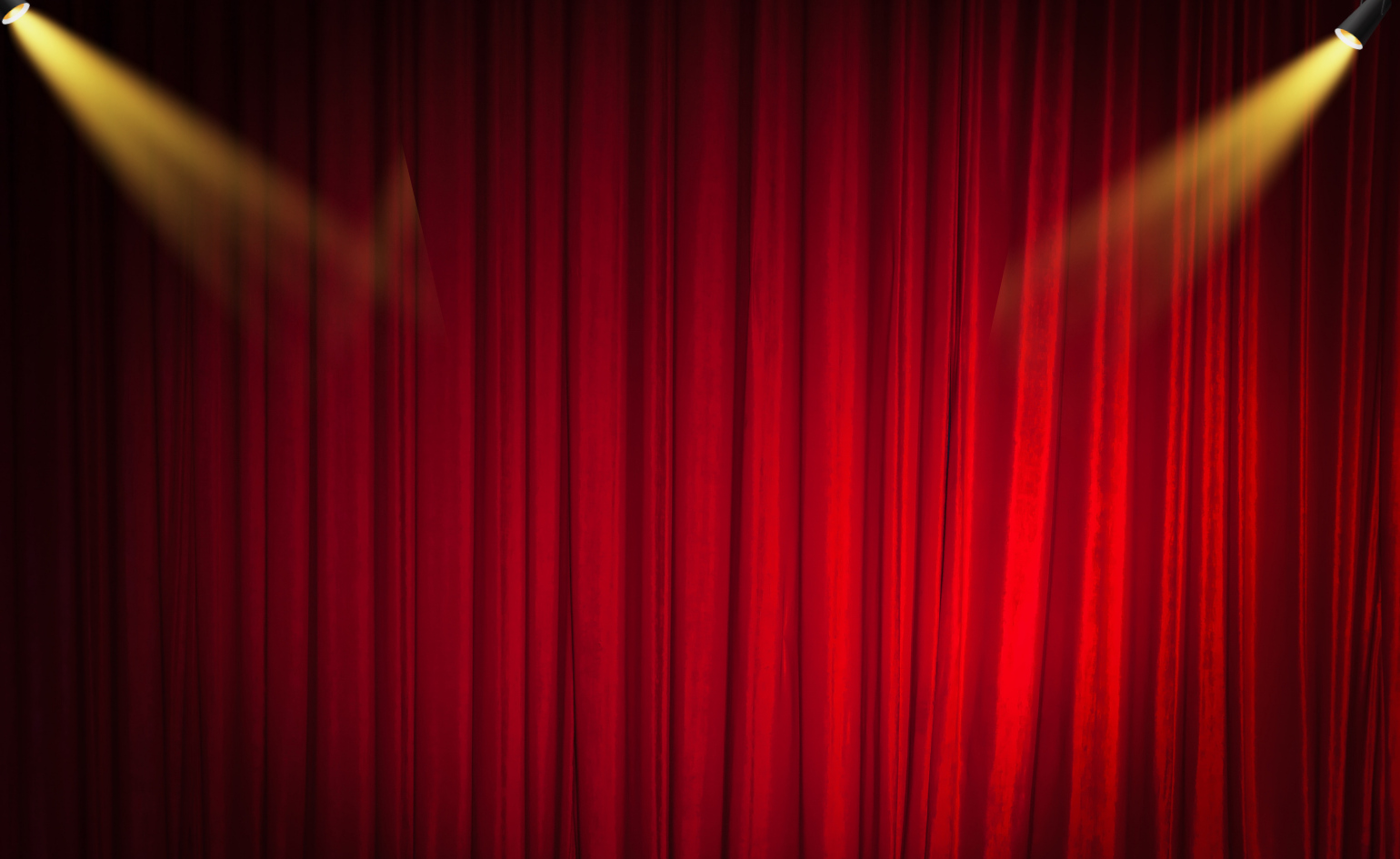 Stage curtains frame